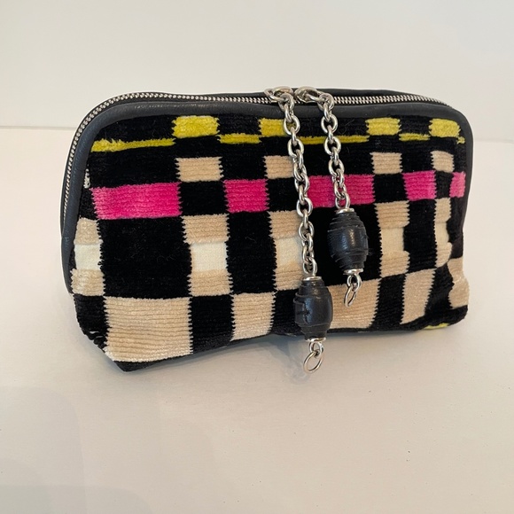 Bottega Veneta Handbags - Bottega Veneta Velvet Pouch Cosmetic Case Mini Bag